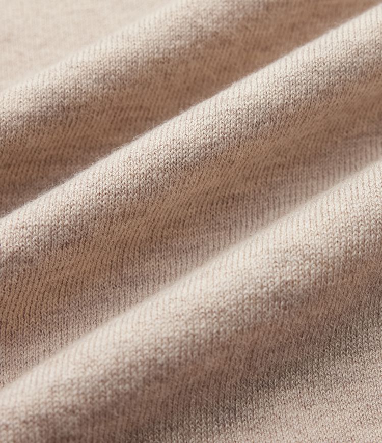 rundhalsausschnitt kurzärmelige arbeitsstrickjacke aus wollmischung