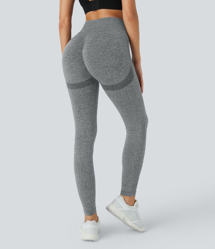 oneform seamless flow leggings mit hohem bund und gerafftem po