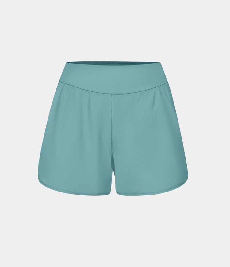 breezeful high waisted pocket quick dry casual shorts 4